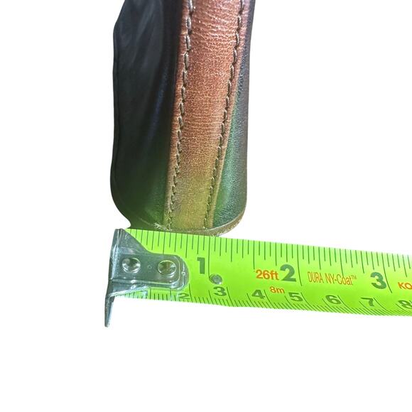 Brahmin Leather crossbody bag brown and black leather vintage - Picture 9 of 9